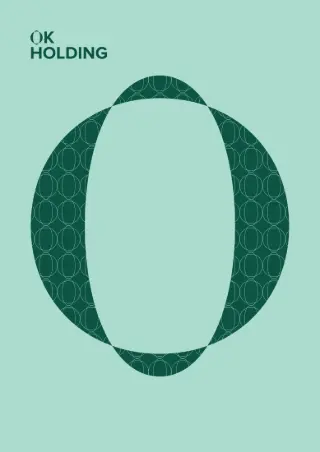 Brochure – Introduction of OK HOLDING, titulní strana