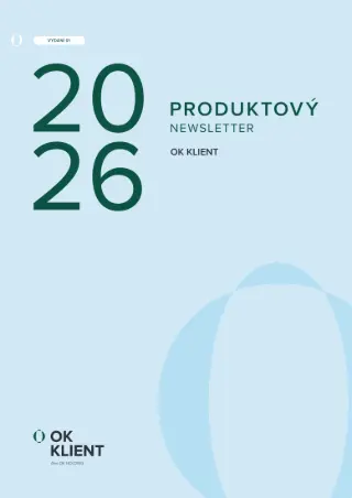Produktový newsletter 1/2026, titulní strana